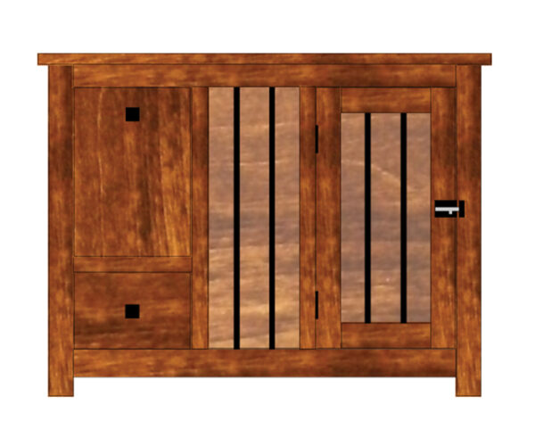 Legacy Medium Single Hinged Door Crate